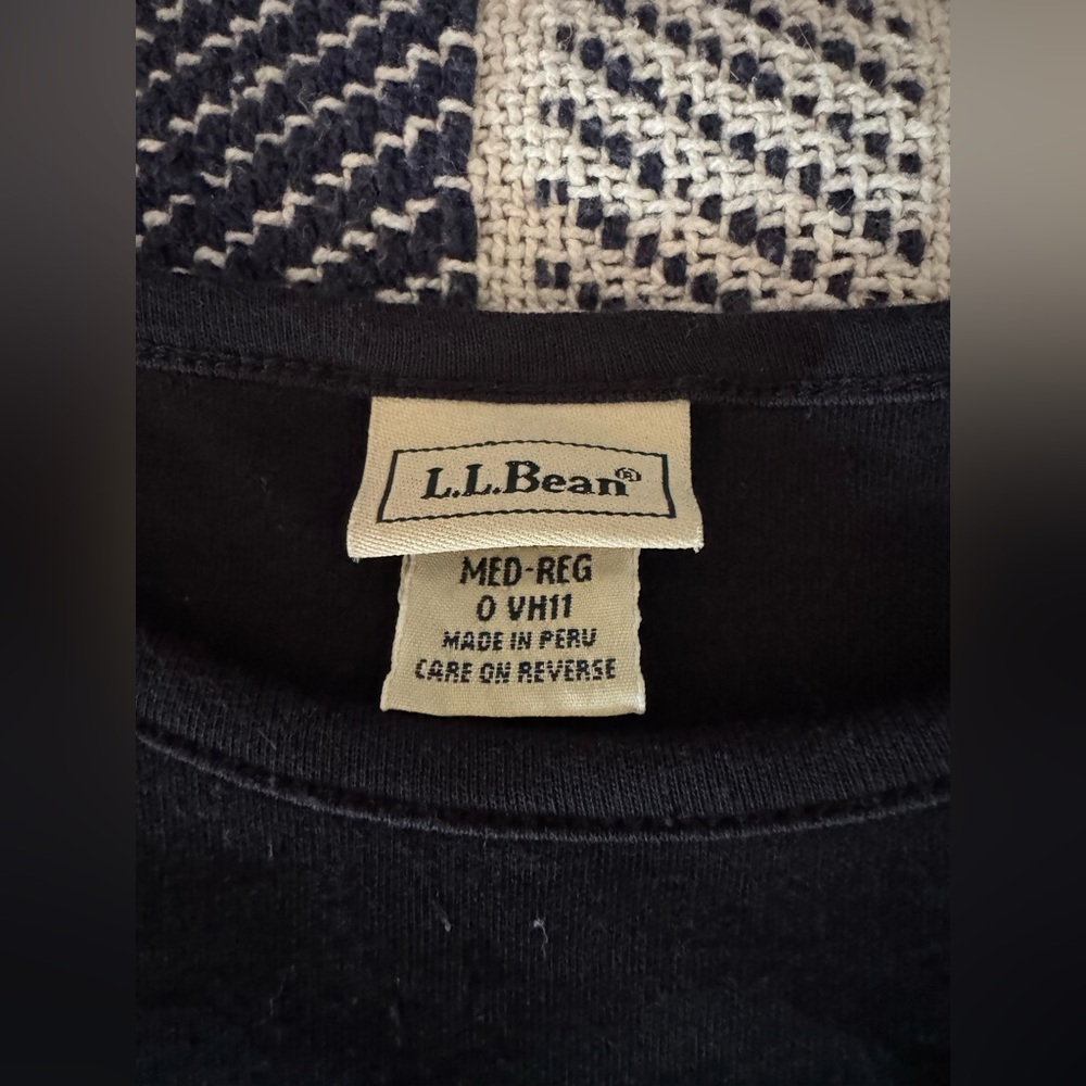 L.L. Bean Classic Black Knitwear 100% cotton